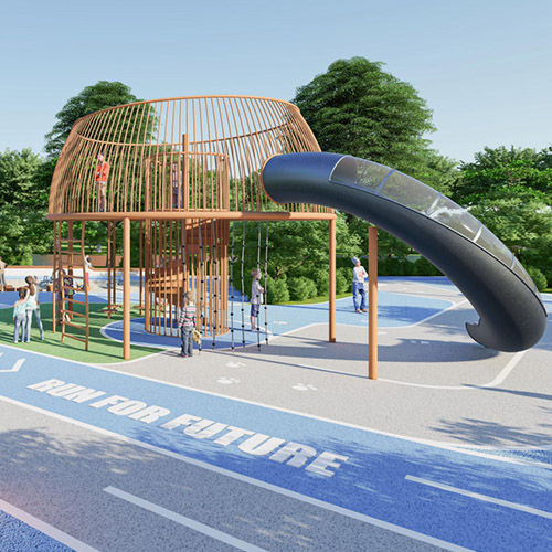 景区非标网红组合滑梯设计定制