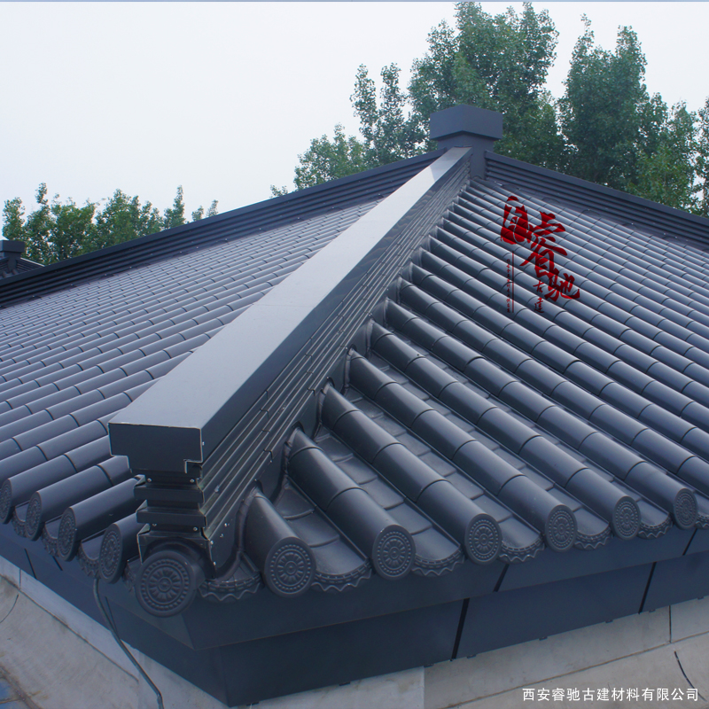 寺庙屋面铝瓦景区铝合金屋面瓦设计施工