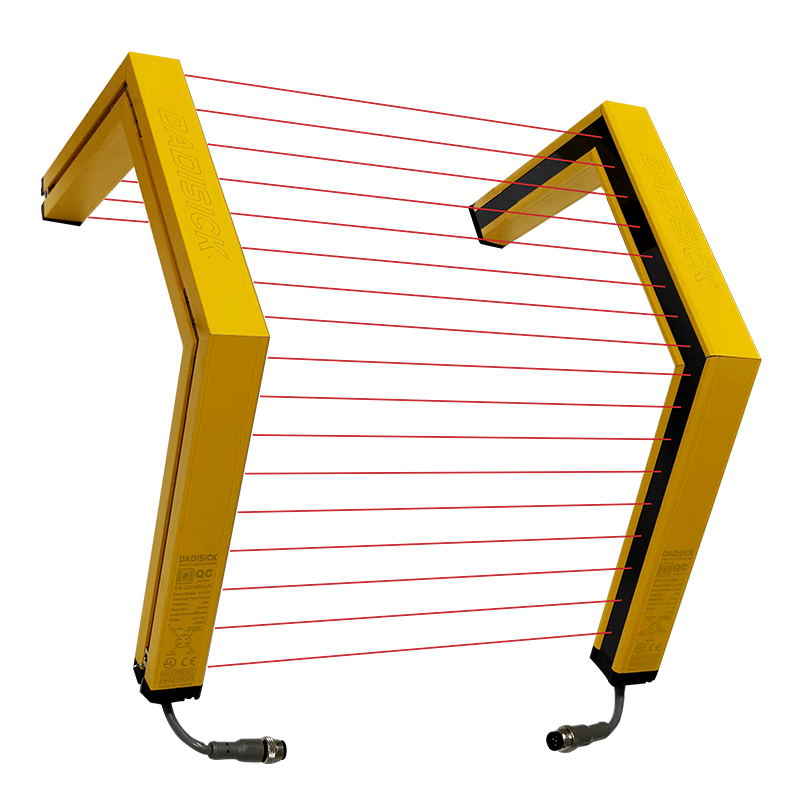 大迪施克DADISICK  QC通用型安全光栅 TUV认证 抗振抗干扰 航空插头快装 自动化首选