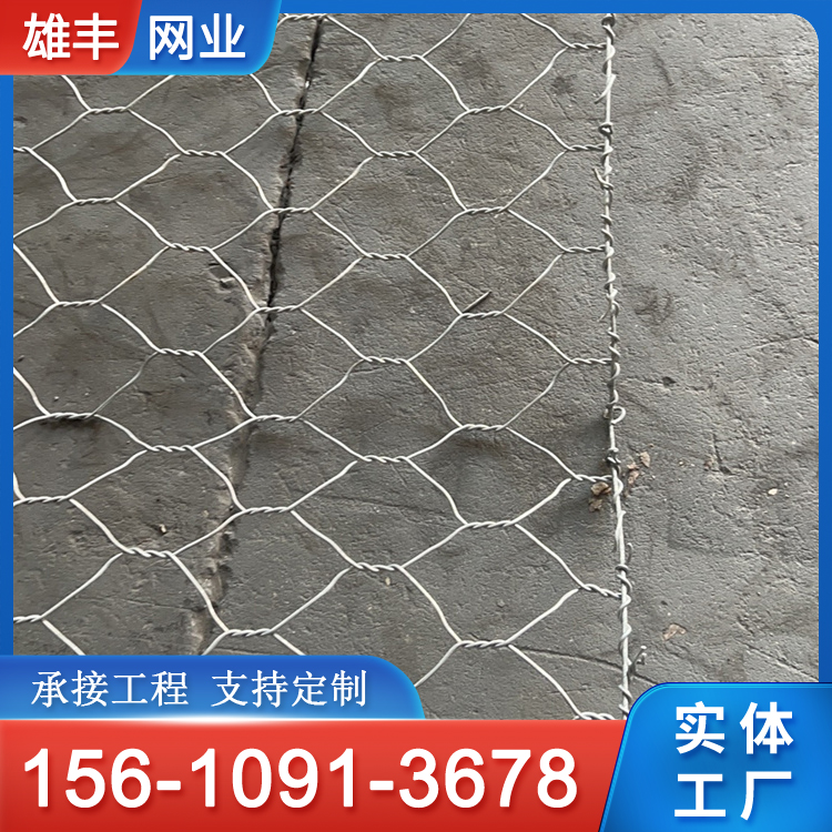 镀锌石笼网 包塑防洪格宾网 铁丝网 石笼网箱 雄丰