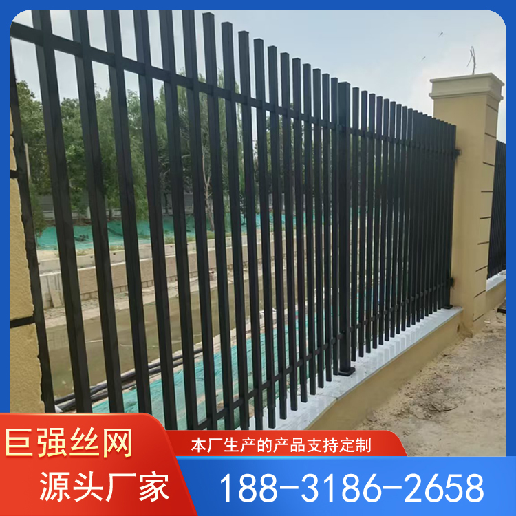 公园景区铁艺护栏  人行道栏杆  不锈钢景观防撞护栏 巨强丝网
