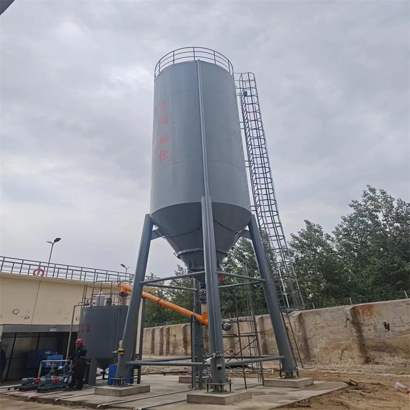 石灰料仓投加系统 粉料存储仓 多规格定制 源厂生产 力聚环保