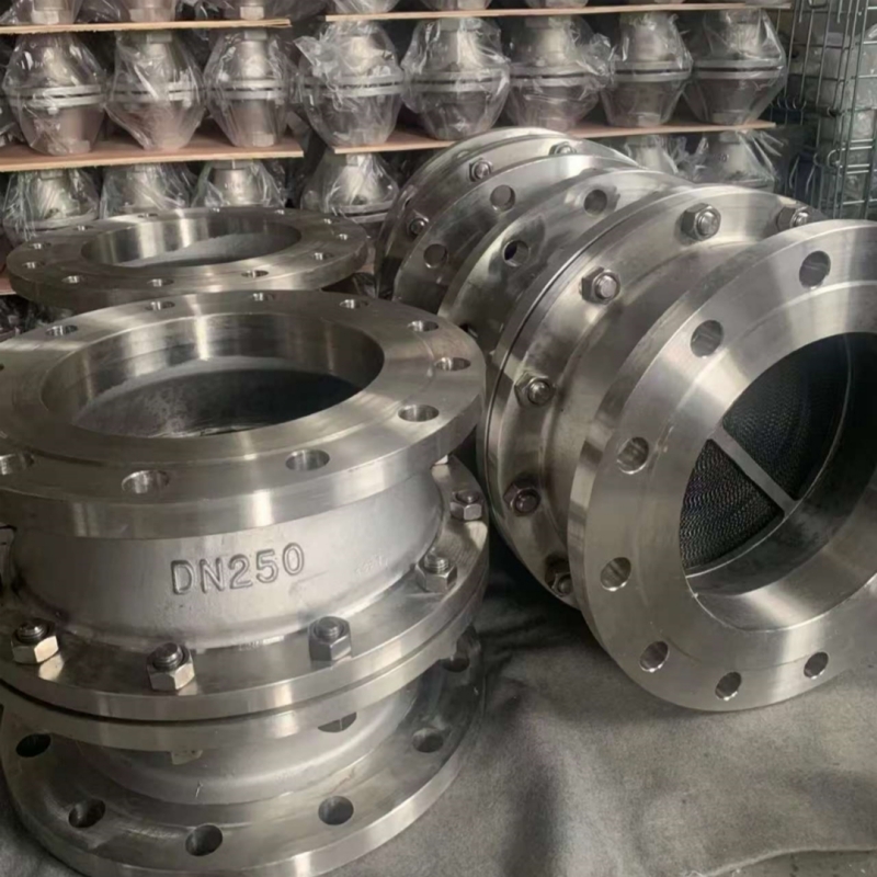 现货出售 GZW不锈钢管道阻火器 DN80 证件齐全 外形美观 易操作