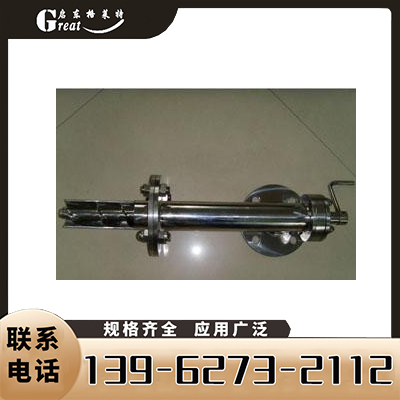 手动粉体采样器 采用法兰联接固定