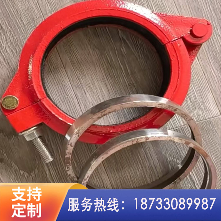 ​  ​​  ​泥浆管道专用卡箍  隧道泥浆管道抱箍 钢环卡箍 定位环抱箍  厂家可定制