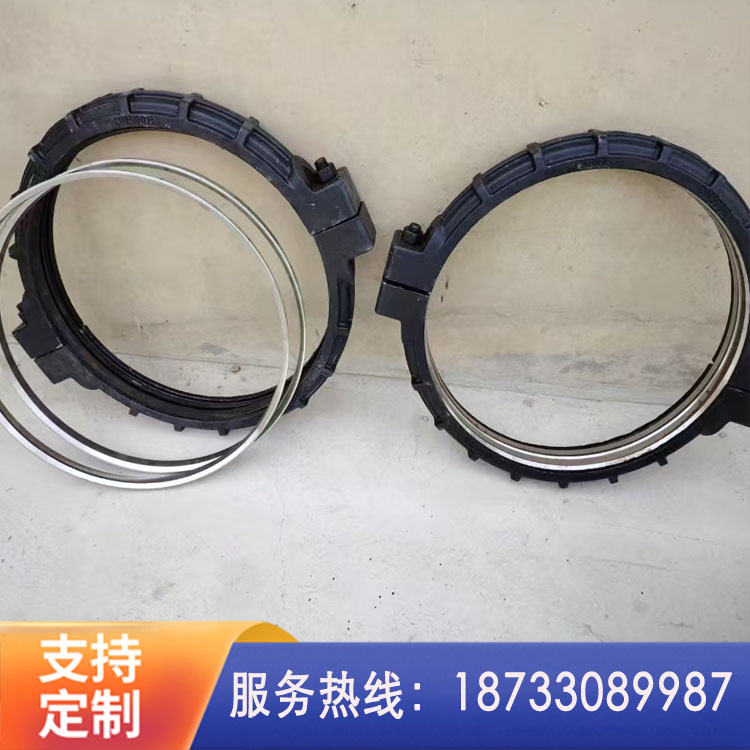 卡箍式管道连接器 盾构机泥浆管道专用卡箍 定位环抱箍 钢环卡箍