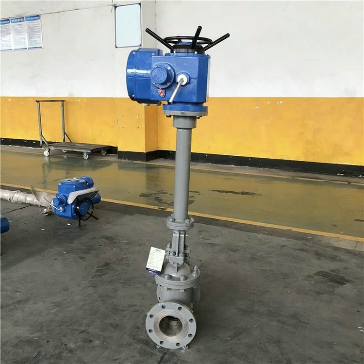 铸钢电动加长杆法兰闸阀Z941H-25C DN100
