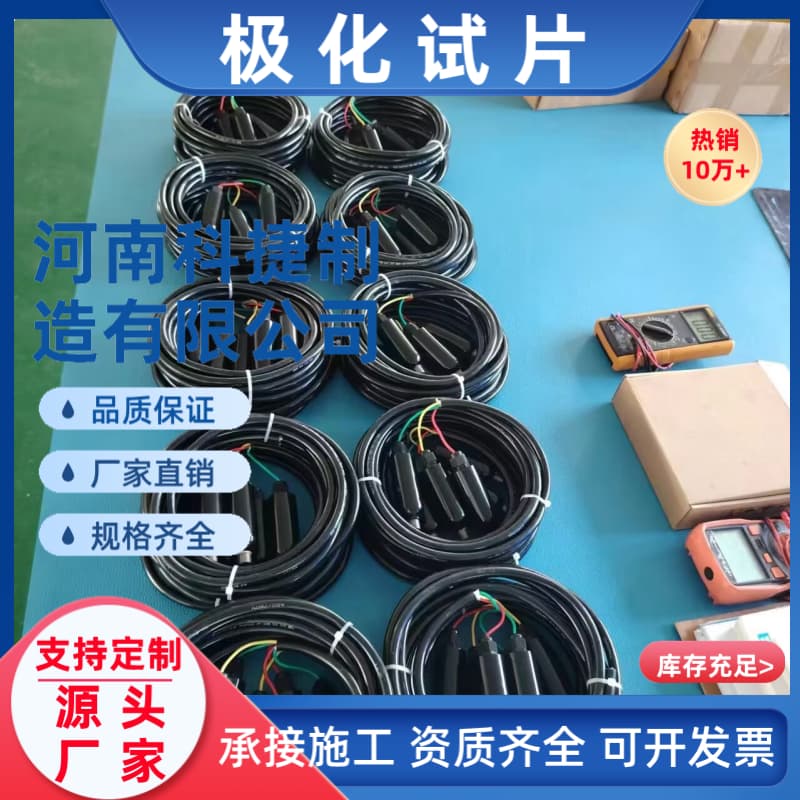 1cm²X80材质极化试片阴极保护施工自然试片 输气管道调压站 自然试片