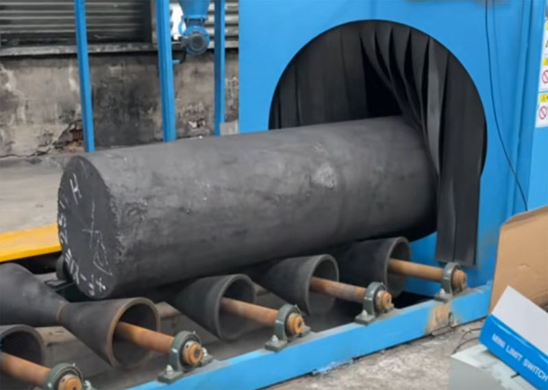 铭邦重工 碳棒电极专用抛丸清理机