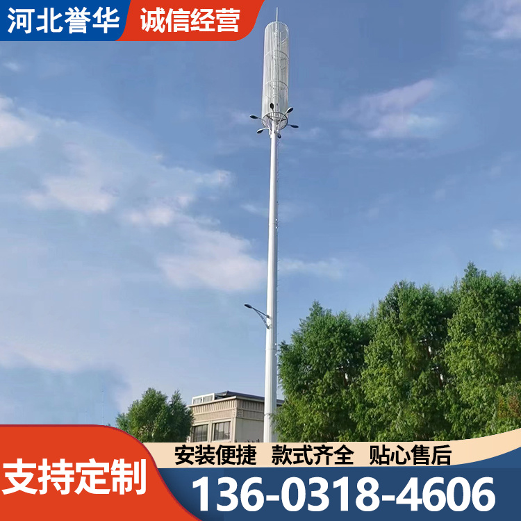美化单管塔景观塔工艺塔装饰塔生产厂家 支持定制