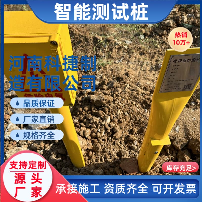 阴极保护用碳钢测试桩 智能测试桩2米3米 不锈钢测试桩 电流电位