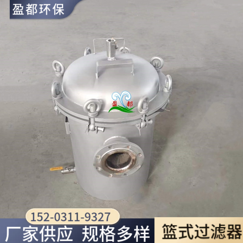 碳钢排污篮式过滤器 污水毛发过设备 立式直通除污器陕西