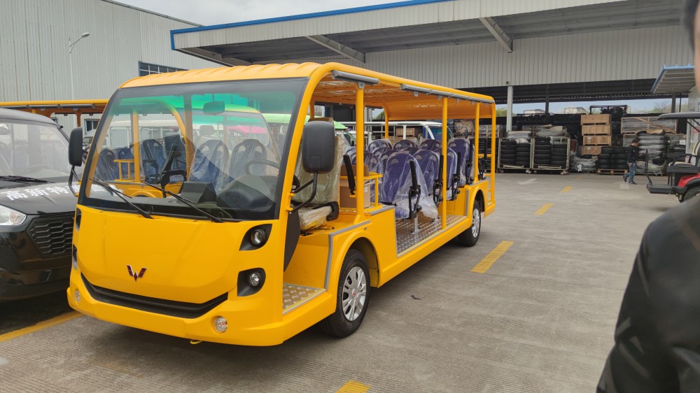五菱L系列23座电动观光车  维修保养一站式服务  旅游景区度假区团体接驳