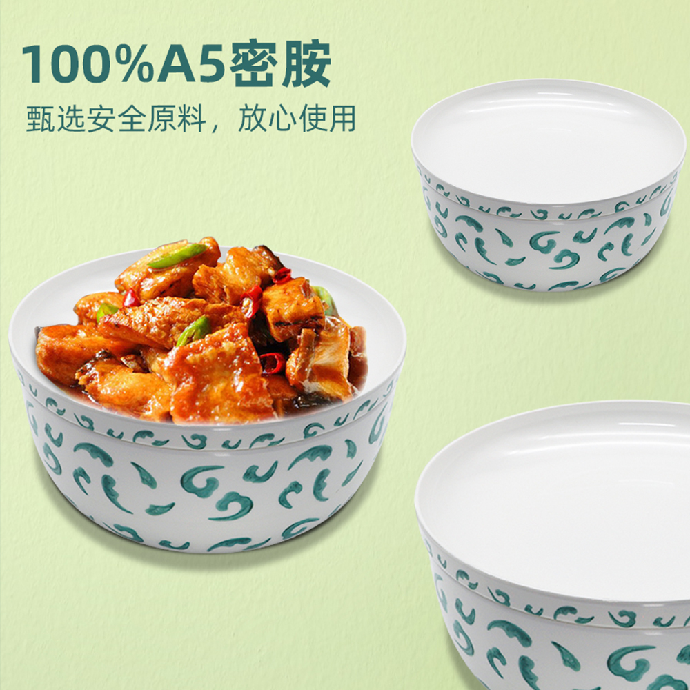 仿瓷明档餐具 简单轻奢风 加厚耐用 毛血旺酸菜鱼专用碗 德美
