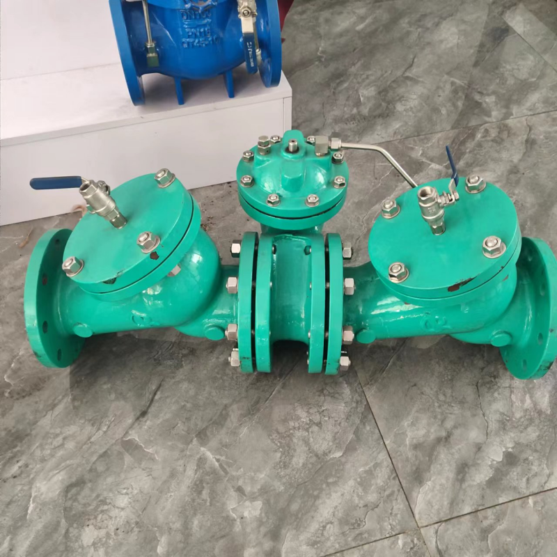 HS41X一体式不锈钢防污隔断阀 球墨铸铁水力控制阀倒流防止器