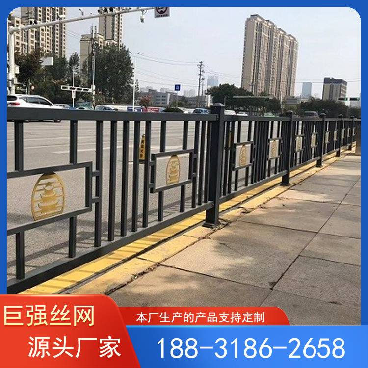 花箱护栏  防撞市政护栏  景观人行道护栏 巨强丝网