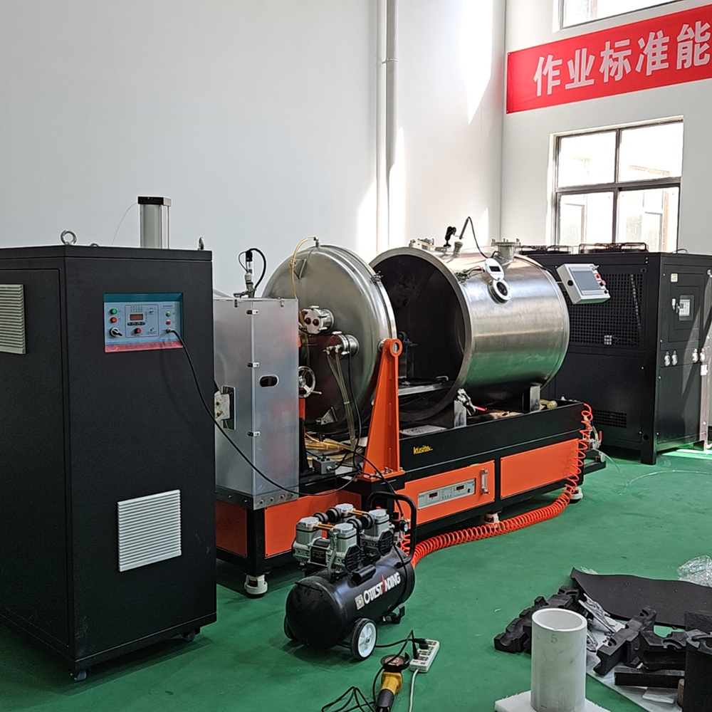 30kg真空感应熔炼炉、卧式熔炼、二次加料、浇注