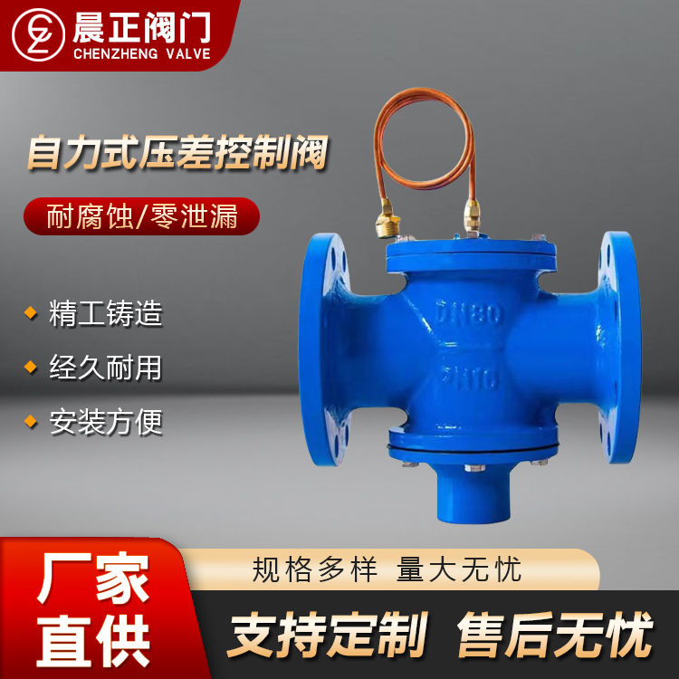 自力式压差控制阀 法兰铸钢压差流量平衡阀