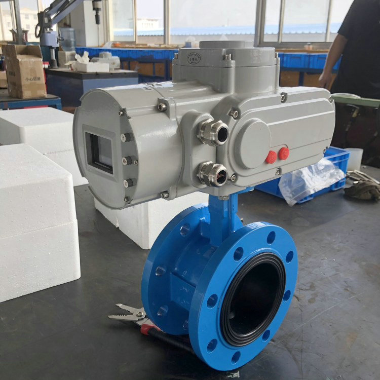 精小型电动对夹蝶阀 污水处理厂专用蝶阀D971J-16Q