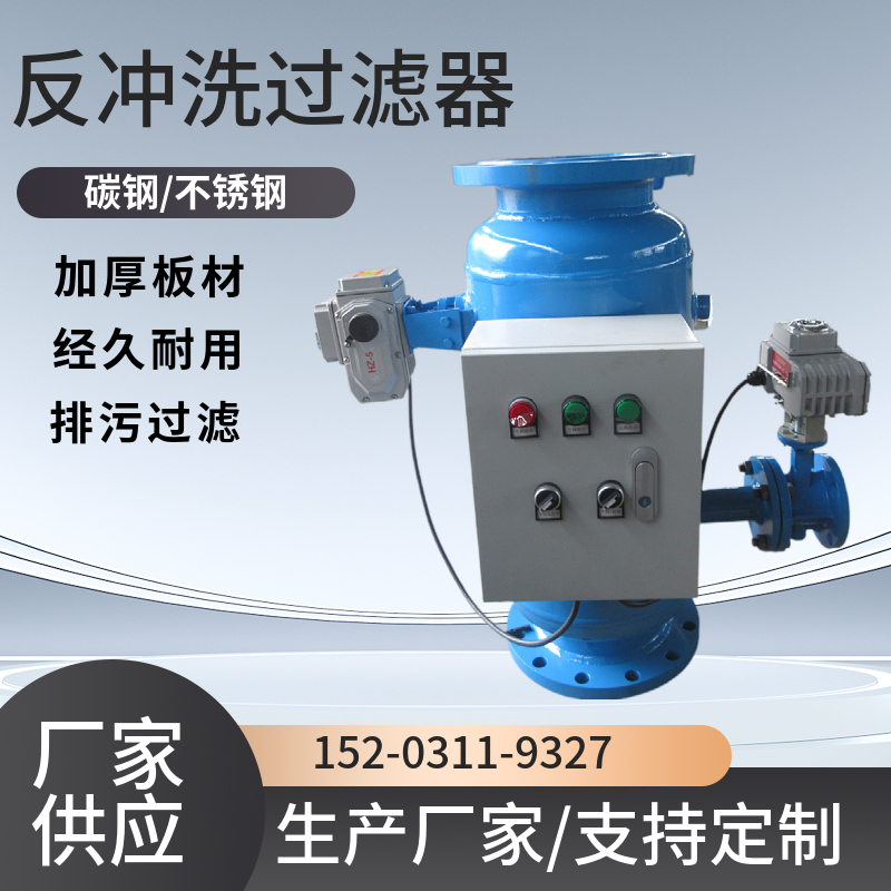 自清洗过滤器 加工定制除污器 山东反冲洗排污过滤器