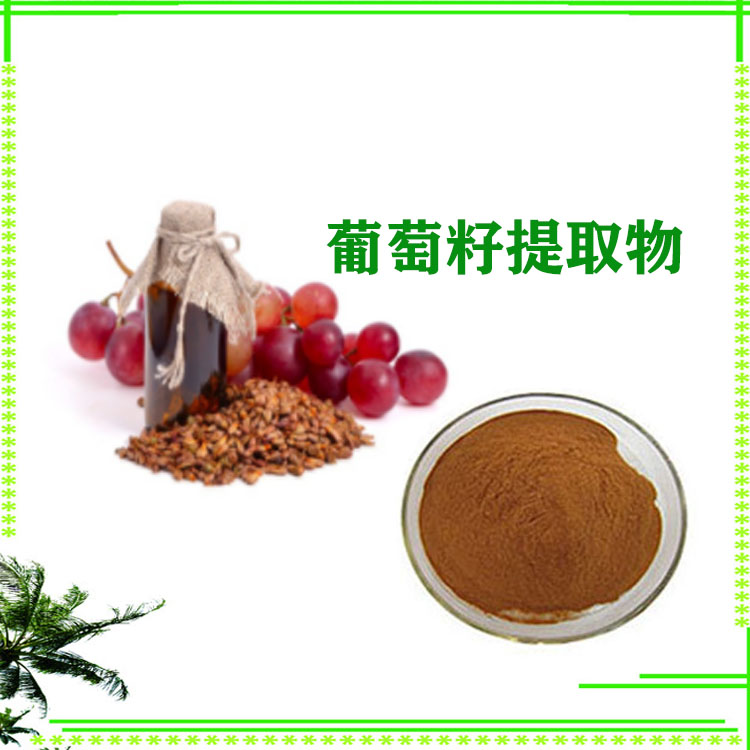 葡萄籽提取物 原花青素95% 喷雾干燥粉 粉末细腻 全水溶