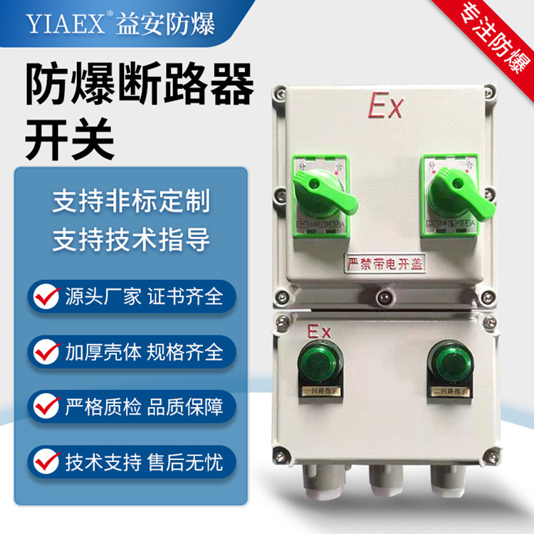 防爆断路器开关 适用工业车间矿业化工 现货