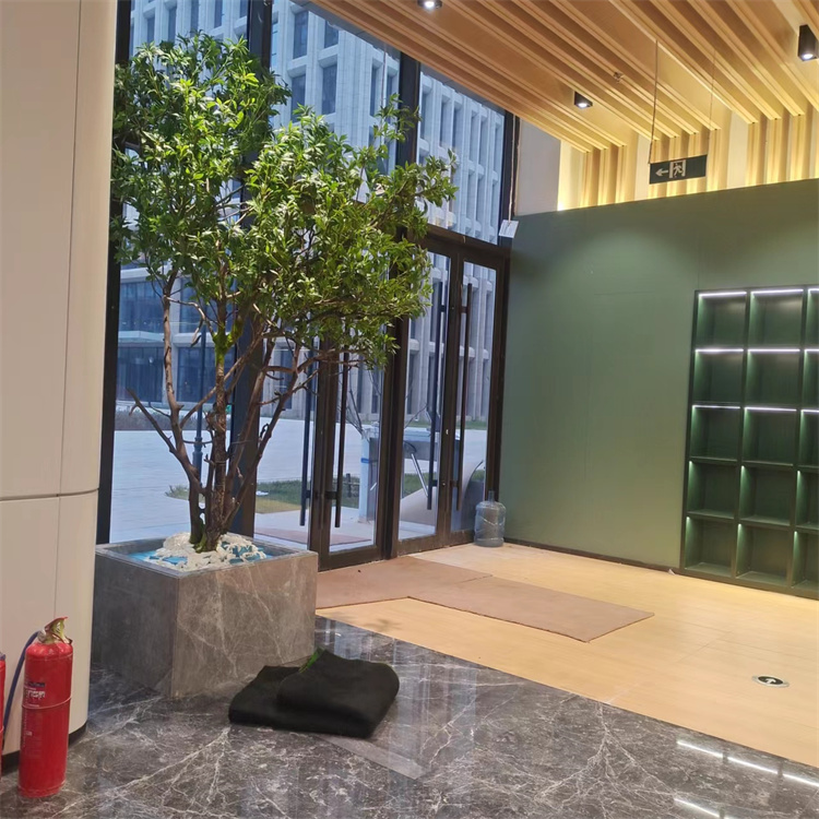 仿真树摆件盆景 庭院室内玄关景观大型造景造型树 飞昂