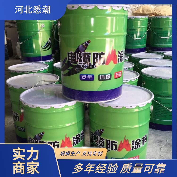 电缆防火涂料用量 施工环境温度27℃ 石膏基 悉潮 附着力强持久