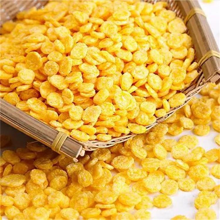 全自动玉米片生产线早餐谷物片粥生产 自动玉米片生产 玉米片膨化 现货直发