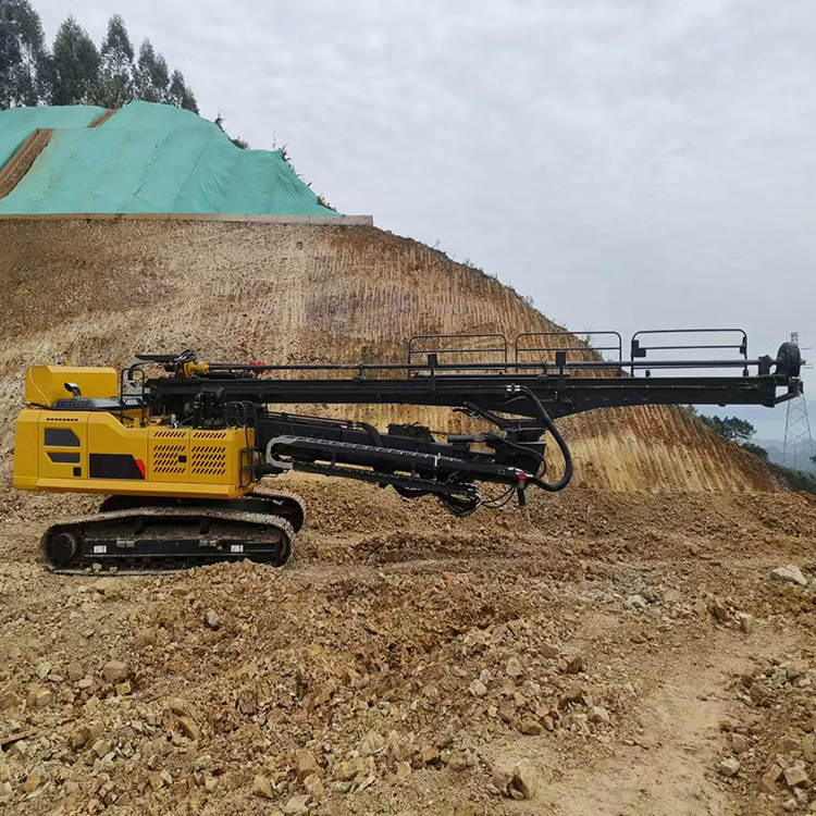 液压凿岩钻机 矿山施工用 钩机改隧道锚杆钻孔机 岩石钻孔设备