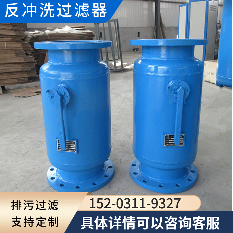 一次网除污器巴中   FQ200反冲洗过滤器 不锈钢管道过滤设备
