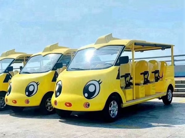 云南腾冲11座油电观光车，整车全钣金，超耐用，引擎盖可打开