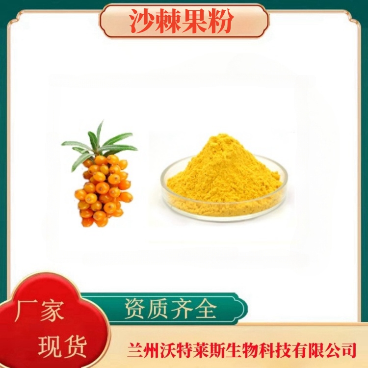 沙棘果粉   沙棘浓缩汁  沙棘黄铜  沙棘提取物  沙棘肽98%    沃特莱斯
