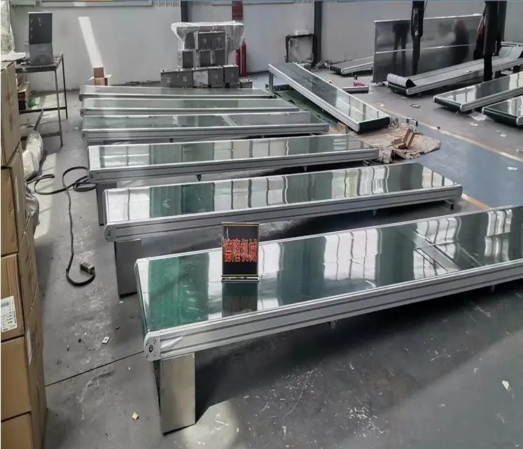 饲料输送线颗粒防漏输送线分道带式转弯机