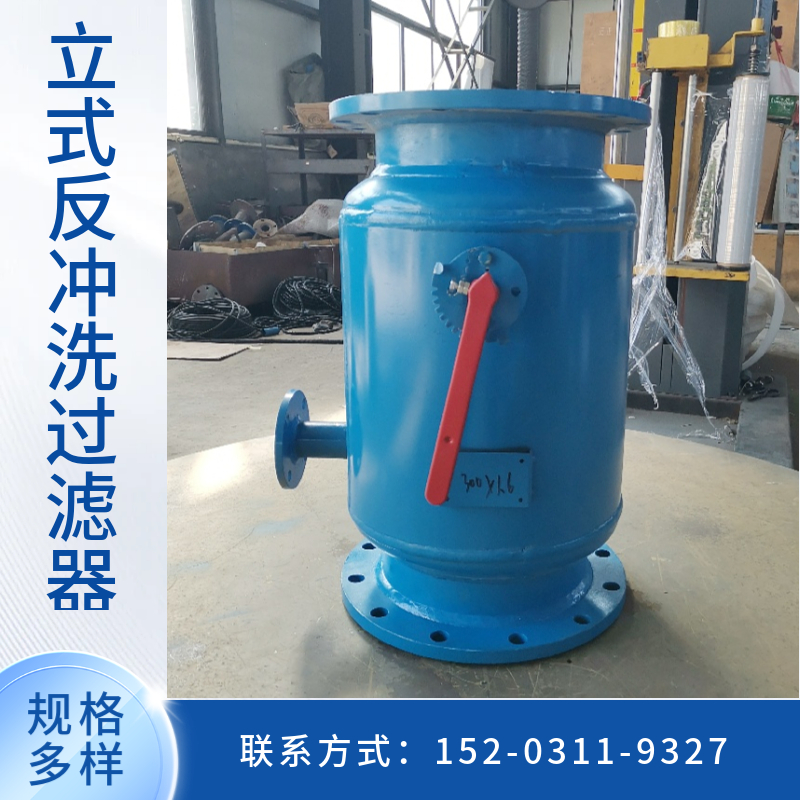 反冲洗排污过滤器双鸭山 碳钢立式除污器  二次网除污设备