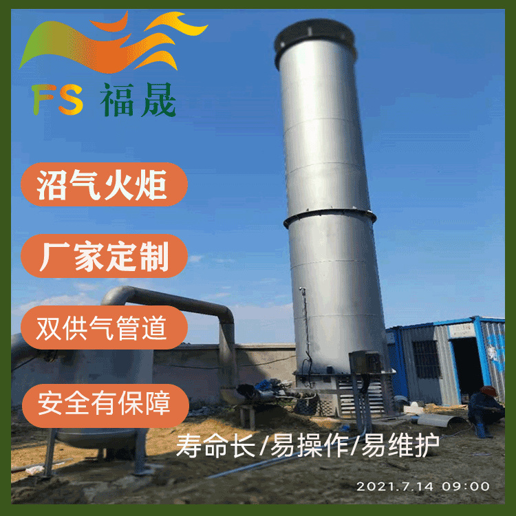 养殖场牧场用沼气火炬