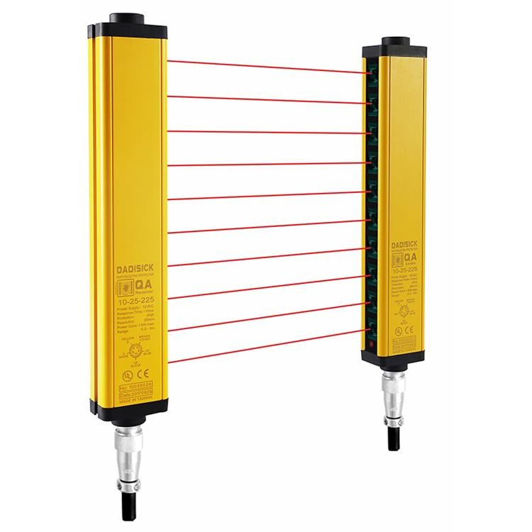 灵敏响应安全光栅 红外光幕 红外光栅 光幕传感器保障生产安全