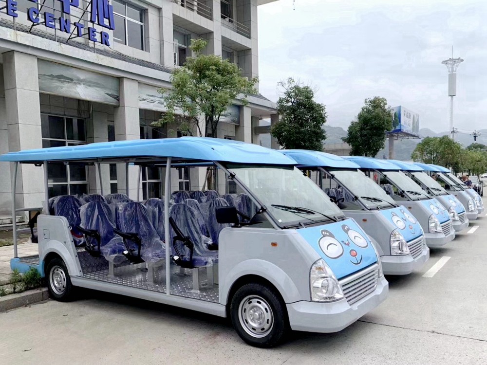 五菱观光车（汽油/电动） 景区观光车/机场接驳专用 防翻设计 符合国标