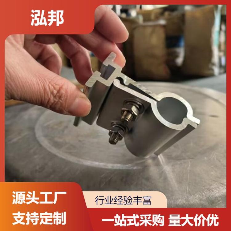 泓邦 用于公用建筑 屋面锁边固定夹具 耐腐蚀 源头厂家