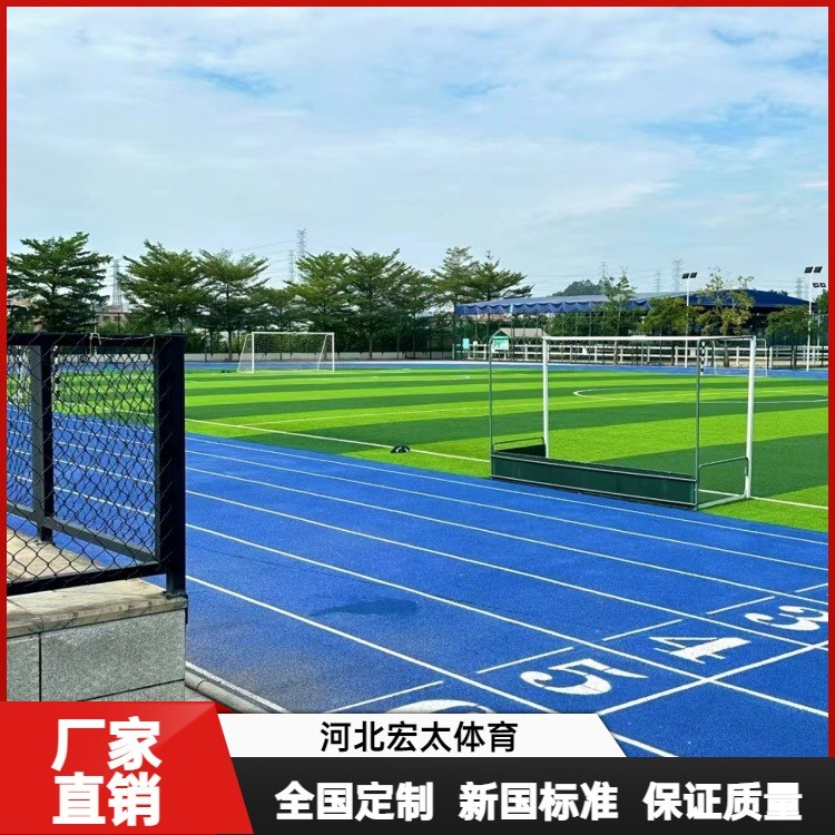 塑胶跑道 学校训练场地运动跑道施工 厂家直供