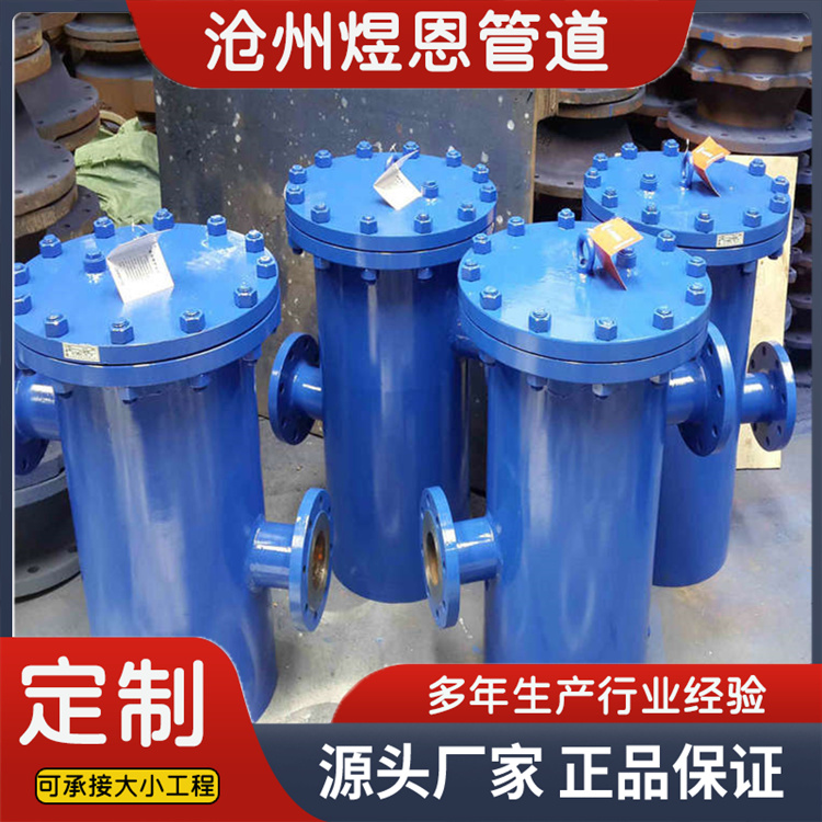 沧州煜恩管道 蓝式过滤器  厂家供应