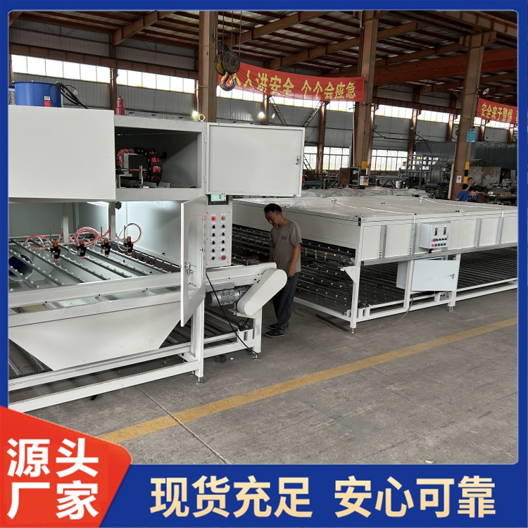 自动喷漆机  静电喷粉设备 装载机车棚喷漆线 生产效率高