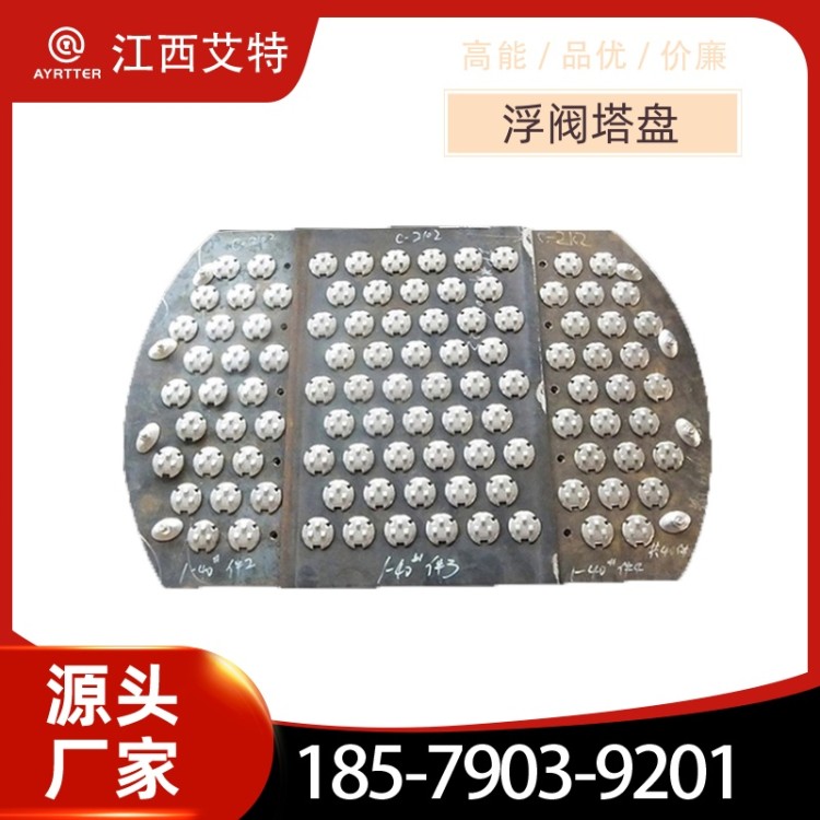 分块式浮阀塔盘 可拆卸结构 大型塔器检修方便