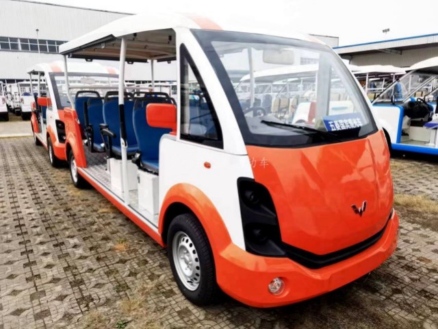 云南17座电动观光车 城市公园别墅区游览车 楼盘看房车 性能稳定
