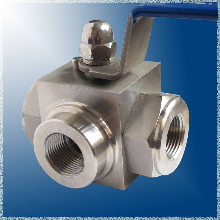 供应中力ZLQ4高压四通换向球阀