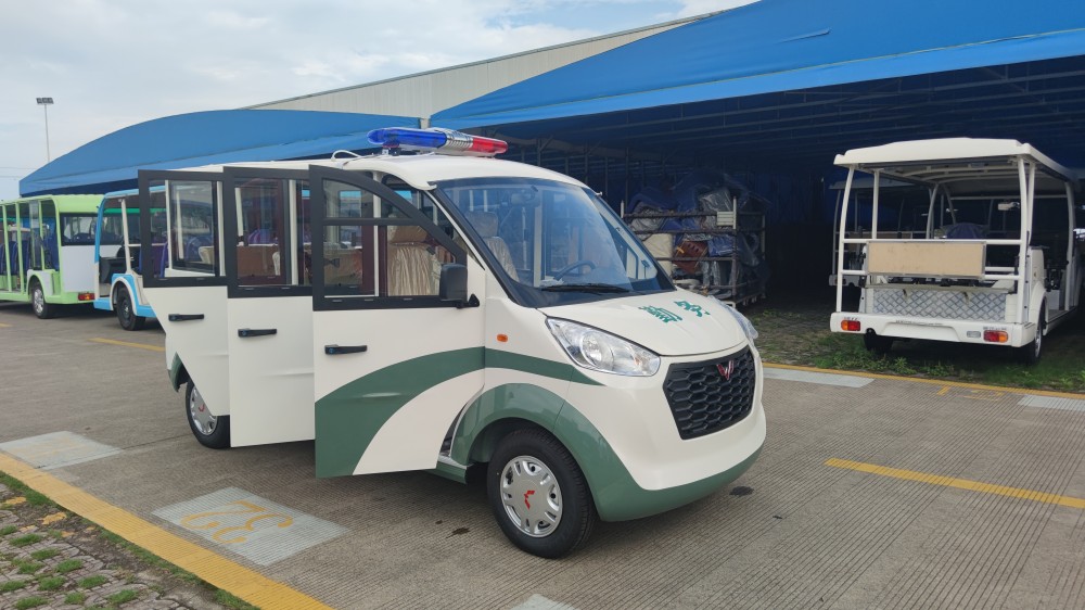 云南文山WLDM08巡逻车    软皮座椅，高强度铝合金车身，抗腐耐用    景区园区车站机场巡逻使用