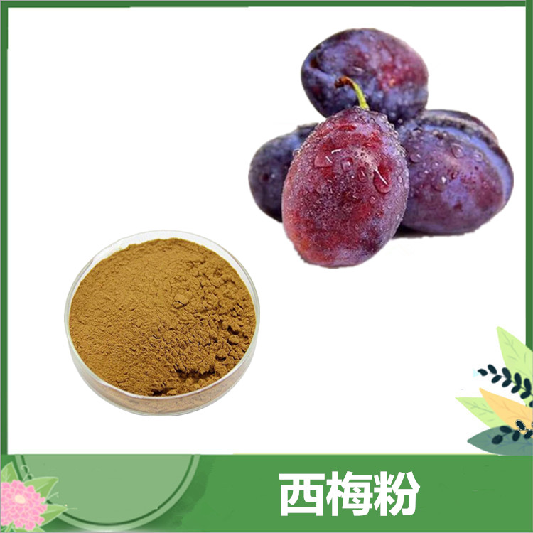 西梅粉 西梅果粉120目 全水溶欧洲李汁粉 西梅果汁喷雾干燥 现货发样