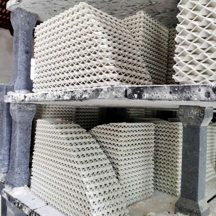 陶瓷规整波纹填料 压降低通量高塔器填料源头工厂