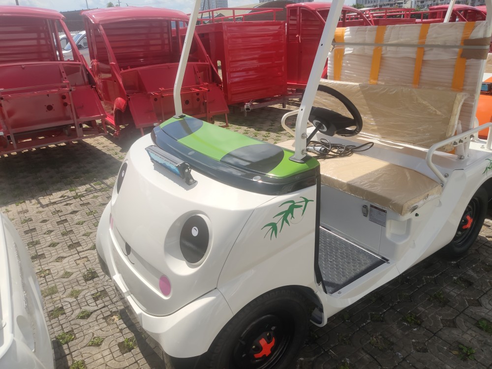 云南丽江T100共享观光车  配备高效电机，动力输出平稳，可适应景区内坡道及复杂路况
