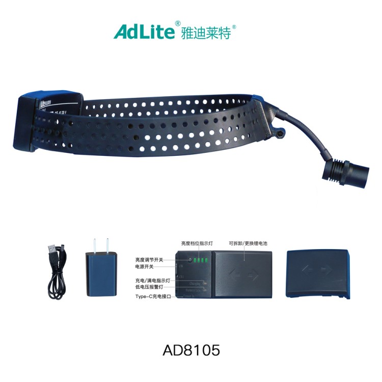 医用头灯 高亮度照明高清放大 诊疗操作更精准